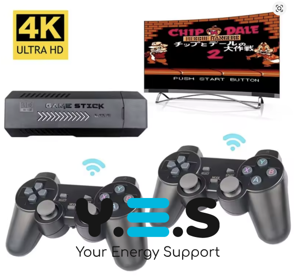 Ігрова приставка X2 Plus Gamestick 64GB, 4K Ultra HD, 2 бездротові джойстики