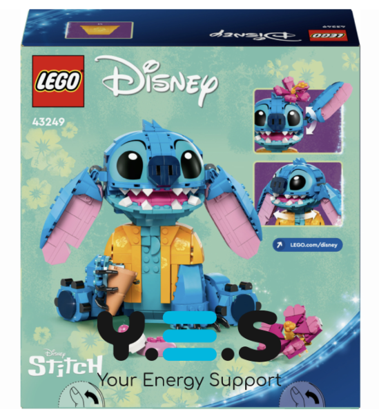 Конструктор LEGO Disney Classic Стіч, 730 деталей, ігровий і демонстраційний набір Original