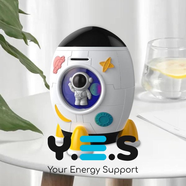 Дитячий електронний сейф-скарбничка «Ракета» 852A з музикою