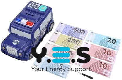 Дитячий електронний сейф-скарбничка «Поліцейська машина» 589-13B