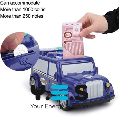 Дитячий електронний сейф-скарбничка «Поліцейська машина» 589-13B