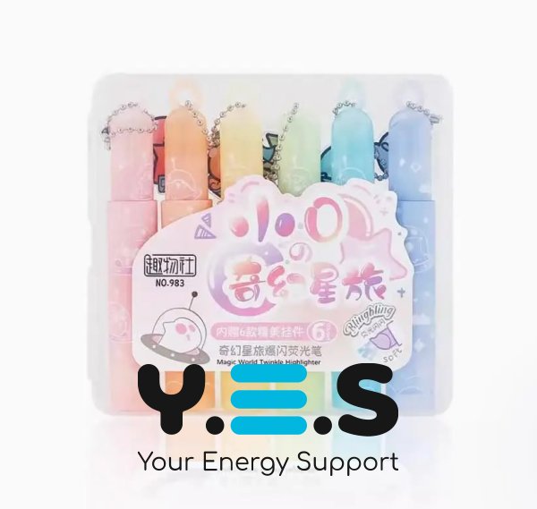 Набір дитячих акварельних маркерів NO983-1 (983-1), 6 шт.