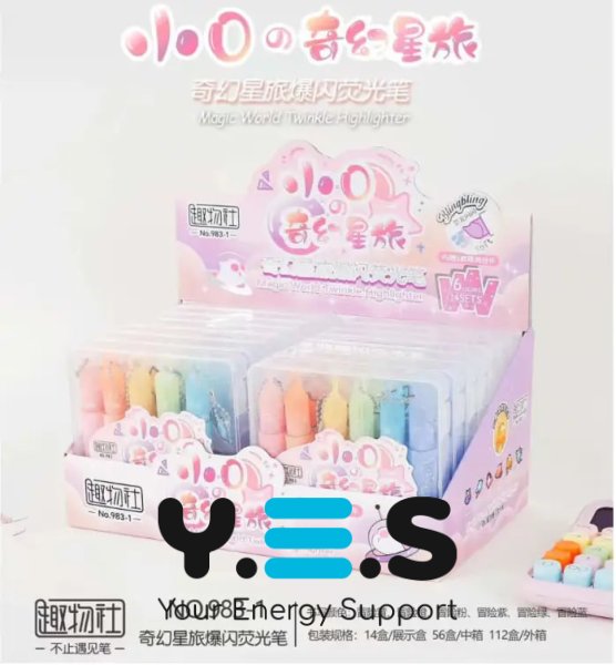 Набір дитячих акварельних маркерів NO983-1 (983-1), 6 шт.