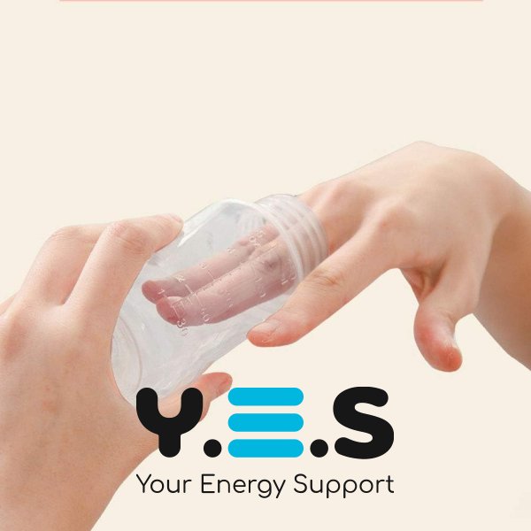 Ручний силіконовий молоковідсмоктувач портативний + пляшечка для годування і зберігання молока