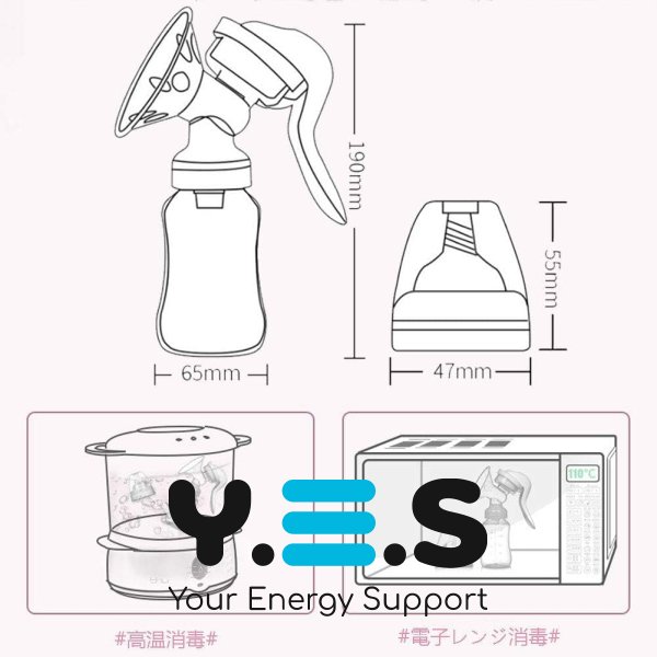 Ручний силіконовий молоковідсмоктувач портативний + пляшечка для годування і зберігання молока