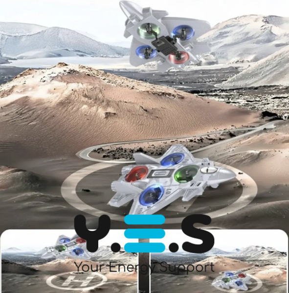 Радіокерований літачок-винищувач CZ35 з LED-підсвіткою, трюки 360° (RC)