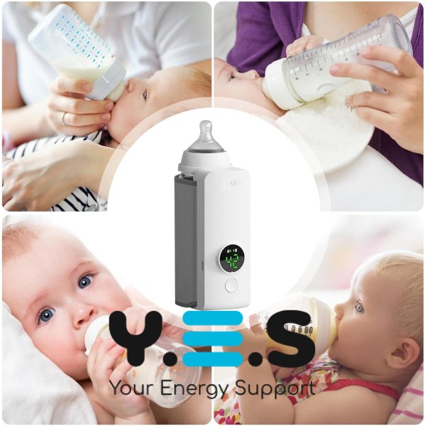 Портативний підігрівач дитячих пляшечок LY-872, 6 режимів нагріву