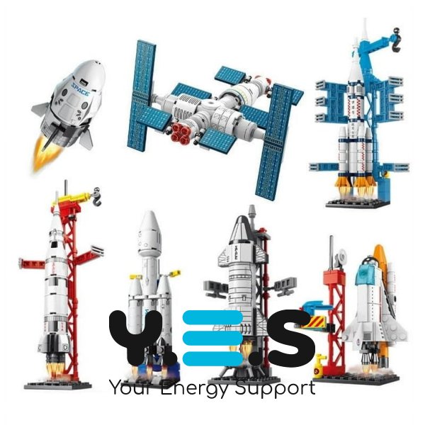 Дитячий конструктор космічна ракета Space Shuttle (шаттл), 452 деталі, великий набір для космосу