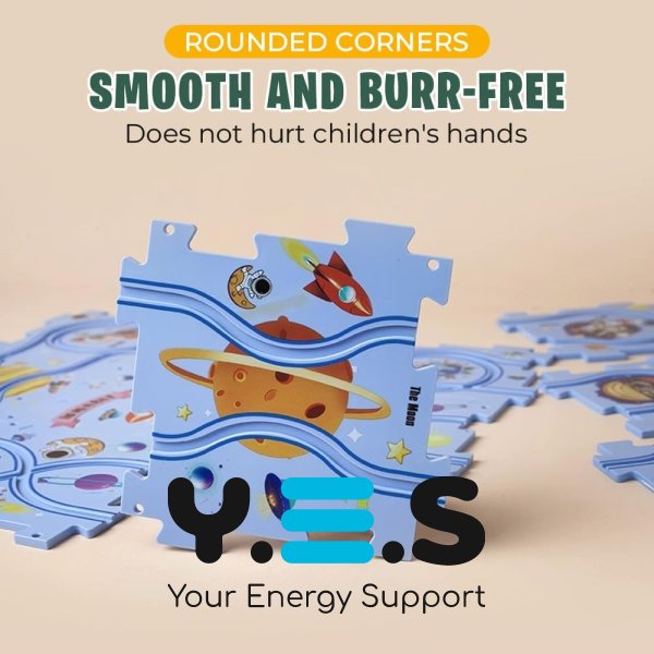 Розвивальний пазл-іграшка 5PCS Rail Car для дітей (5 елементів)