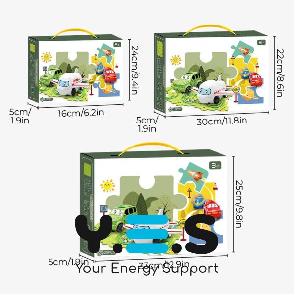 Розвивальний пазл-іграшка 5PCS Rail Car для дітей (5 елементів)