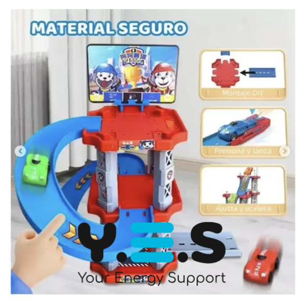 Ігрова траса-парковка (трек) Childrens Rail Car MH2006 для дітей, «Щенячий патруль»