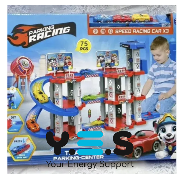 Ігрова траса-парковка (трек) Childrens Rail Car MH2006 для дітей, «Щенячий патруль»