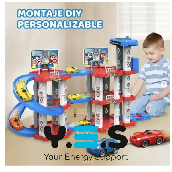 Ігрова траса-парковка (трек) Childrens Rail Car MH2006 для дітей, «Щенячий патруль»