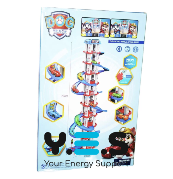 Ігрова траса‑парковка для дітей Childrens Rail Car MH2006, сімейний набір