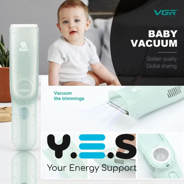 Дитяча машинка для стрижки VGR V-155 з вакуумним контейнером