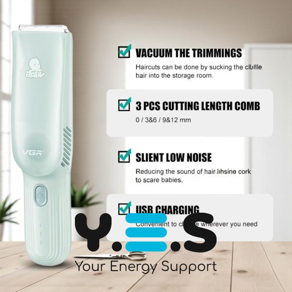 Дитяча машинка для стрижки VGR V-155 з вакуумним контейнером