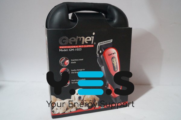 Професійна машинка для стрижки тварин Gemei GM-1023 (грумінг)