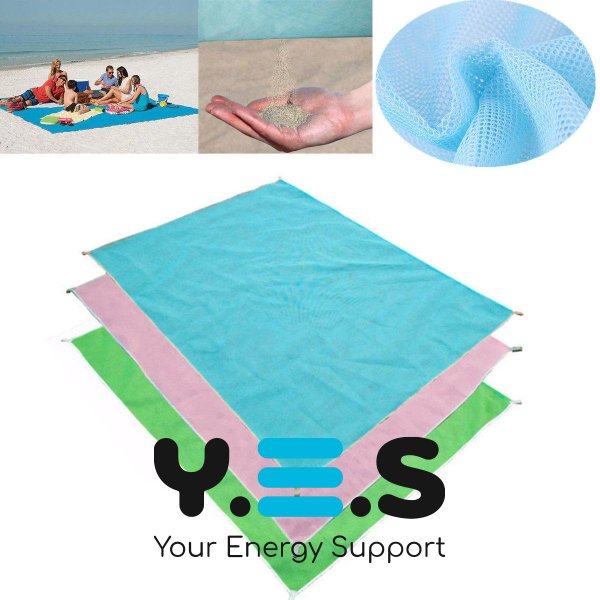 Пляжне покривало анти-пісок 200×150 см — підстилка-килимок для пляжу