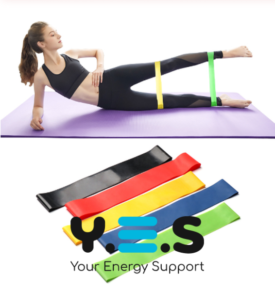 Набір фітнес-резинок для кросфіту 5 шт — спортивні еспандери (гумки) для тренувань