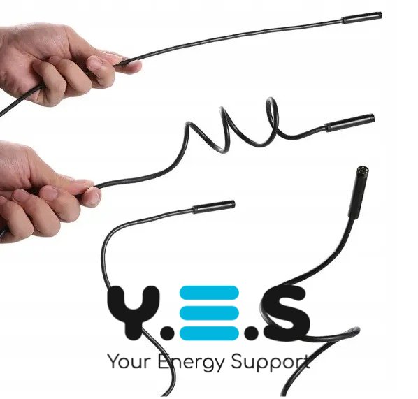 Ендоскоп-камера USB 2 м для Android та PC: гнучка для смартфона, планшета, ноутбука