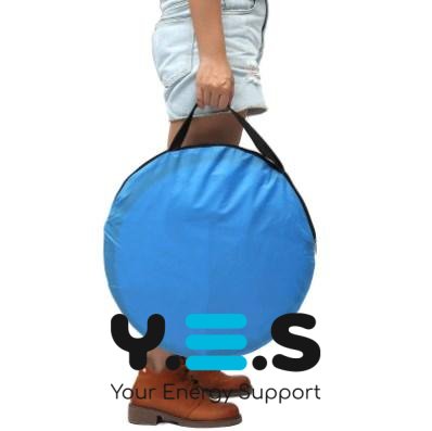 Пляжна підстилка‑намет автоматична з сонцезахисним козирком (тент) 150×80×50 см