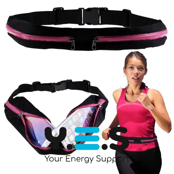 Поясна сумка-органайзер Go Runners Pocket Belt для бігу: бананка з кишенями