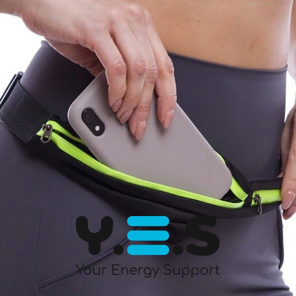 Поясна сумка-органайзер Go Runners Pocket Belt для бігу: бананка з кишенями