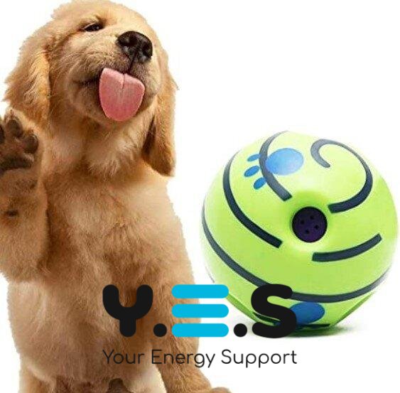 Іграшка для собак Wobble Wag Giggle — гигикаючий м’яч зі звуком для активної гри