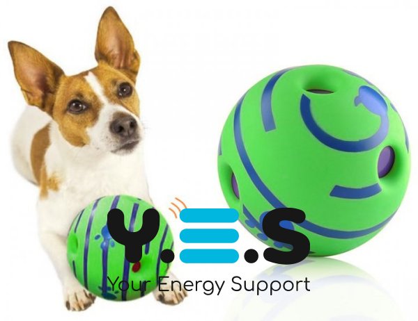 Іграшка для собак Wobble Wag Giggle — гигикаючий м’яч зі звуком для активної гри