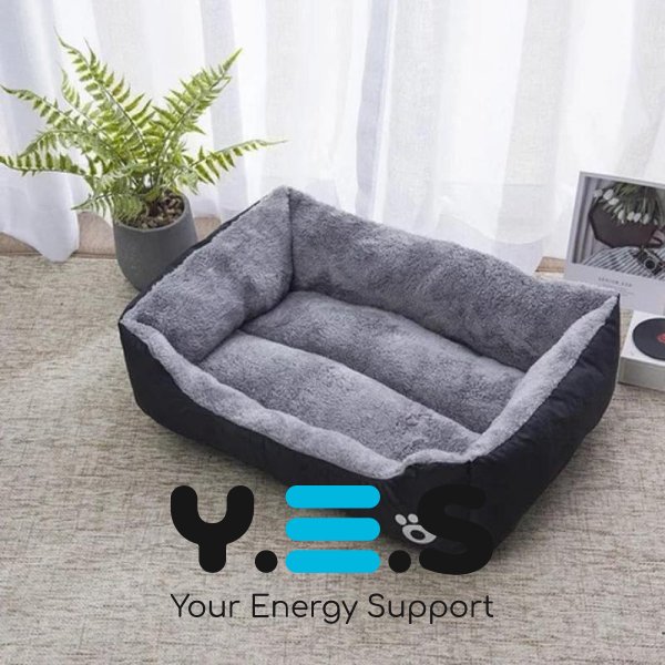 Лежанка‑пуф для котів і собак, розмір S 45×35 см