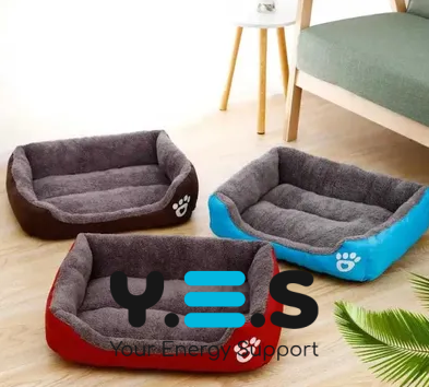 Лежанка‑пуф для котів і собак, розмір S 45×35 см