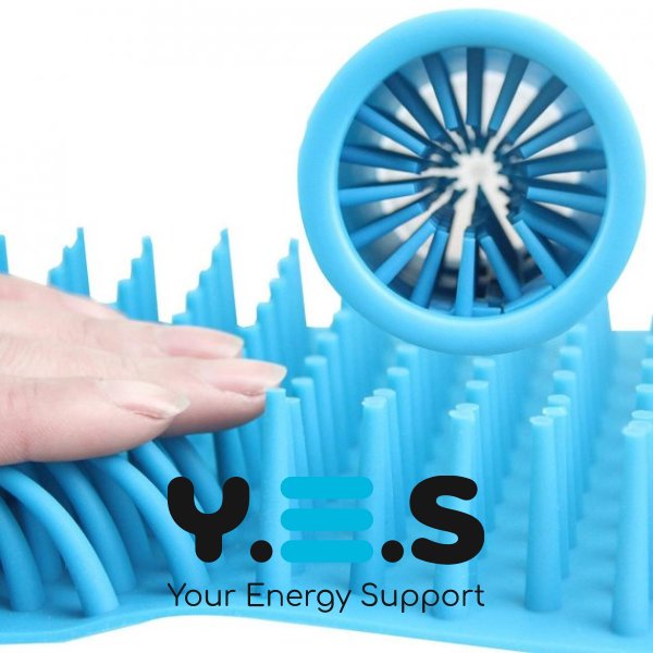 Лапомийка Soft Gentle Lapomover для великих собак, силіконові ворсинки, очищення лап від бруду