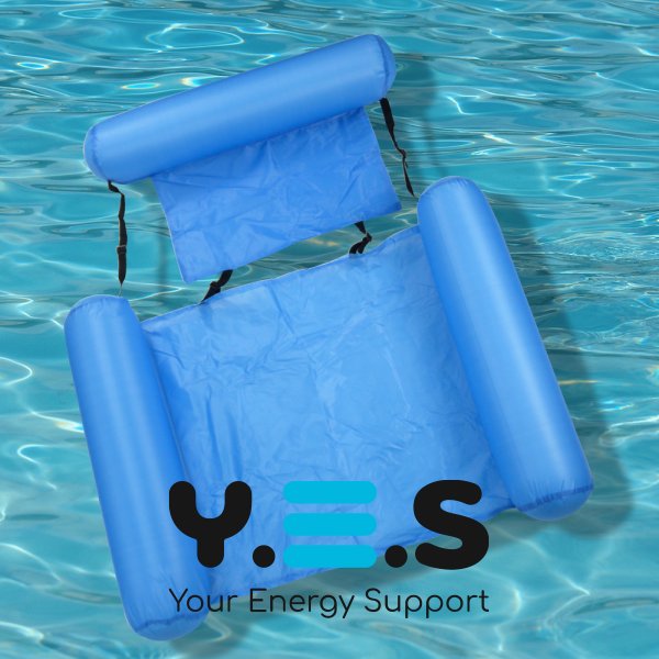 Надувний складний водний гамак-матрац: пляжне плаваюче крісло-ліжко для води