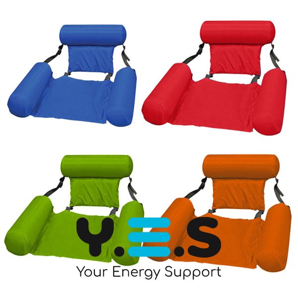 Надувний складний водний гамак-матрац: пляжне плаваюче крісло-ліжко для води