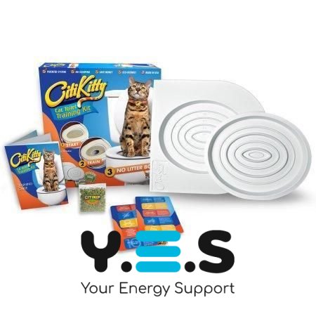 Система привчання кота до унітазу Citi Kitty — тренажер-туалет для котів Cat Toilet Training