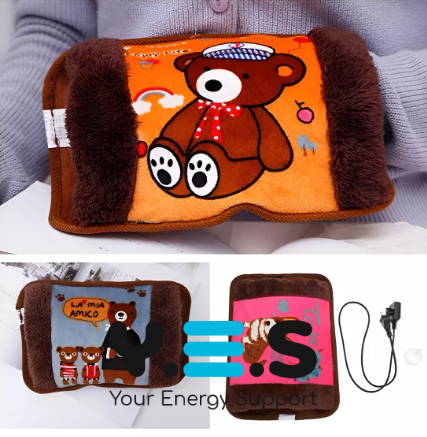 Електрична муфта-грілка для рук: затишна плюшева з малюнком