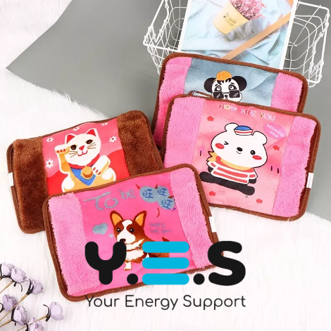 Електрична муфта-грілка для рук: затишна плюшева з малюнком