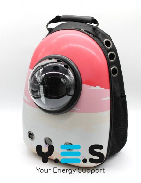 Рюкзак-переноска CosmoPet для котів і дрібних тварин з ілюмінатором (вікном)