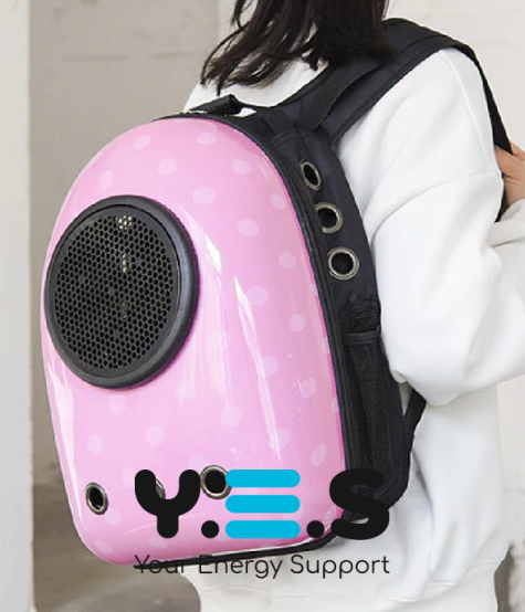 Рюкзак-переноска CosmoPet для котів і дрібних тварин з ілюмінатором (вікном)