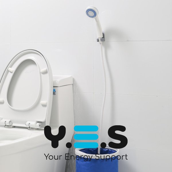 Портативний кемпінговий душ з USB-помпою та акумулятором для туризму й миття авто