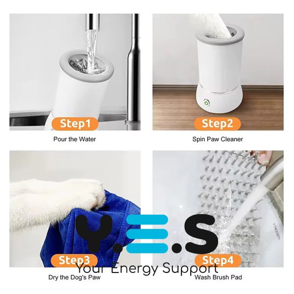 Автоматична лапомийка для собак PET FOOT WASH, портативний електростакан для миття лап, USB-зарядка