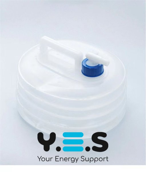 Складана туристична каністра-сулія для води з краном, 15 л (похідна ємність для рідин)