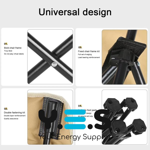 Туристичне складане крісло «Павук» міцне, укріплений каркас, підлокітники, чохол