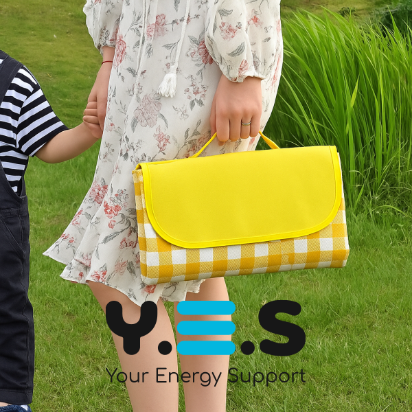 Складаний водонепроникний килимок для пікніка 150×100 см, пляжний туристичний килимок-сумка з ПВХ покриттям