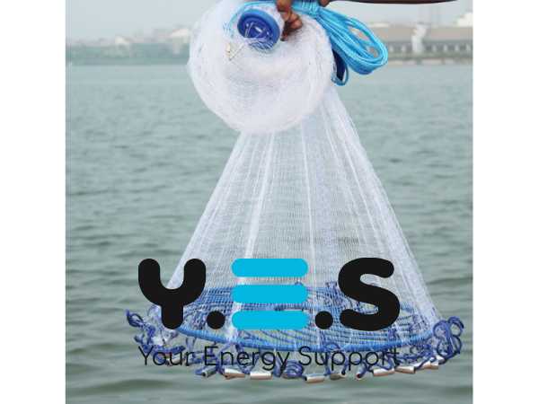 Кастингова сітка-парашут «Американка» для аматорської й спортивної риболовлі, Ø 6,6 м