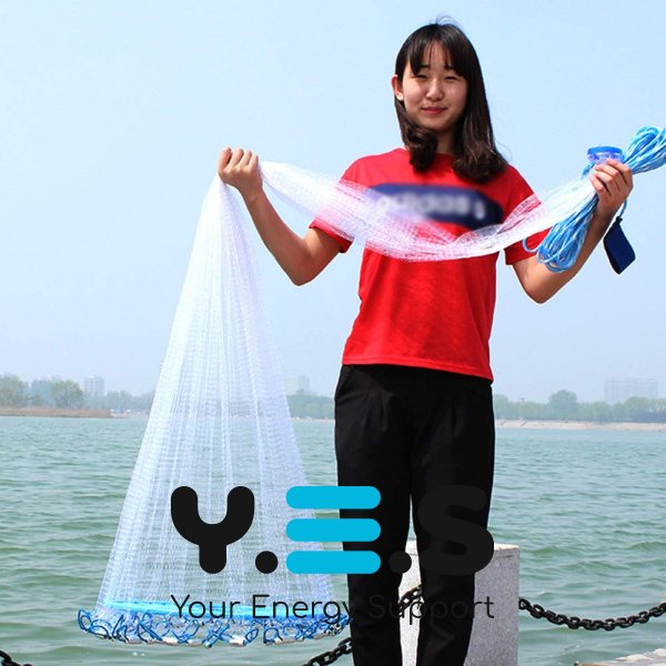 Кастингова сітка-парашут «Американка» для аматорської й спортивної риболовлі, Ø 6,6 м