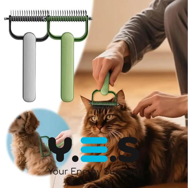 Щітка-чесалка Pet Comb для вичісування шерсті тварин (грумінг)