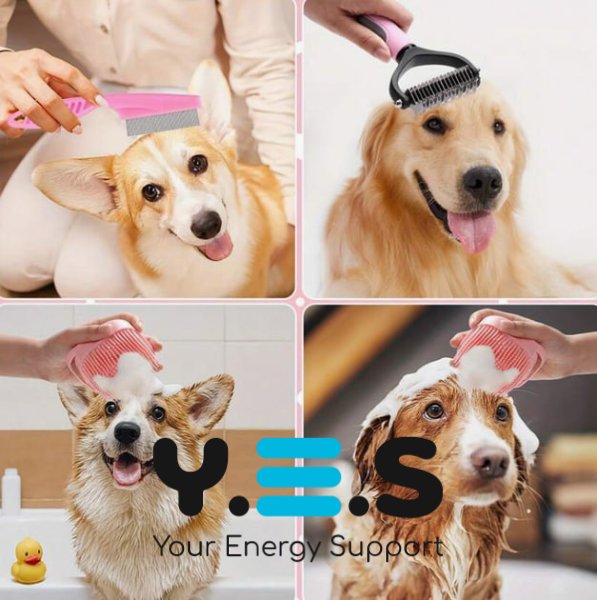 Набір для грумінгу домашніх тварин 6-в-1 — інструменти догляду за шерстю та кігтями