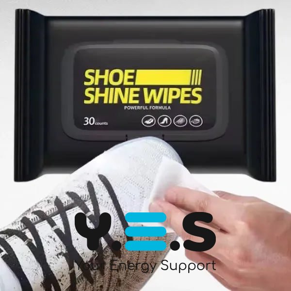 Вологі серветки для блиску та догляду за взуттям Shoe Shine Wipes, 80 шт.