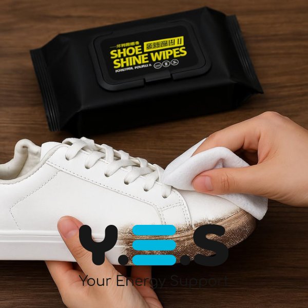 Вологі серветки для блиску та догляду за взуттям Shoe Shine Wipes, 80 шт.